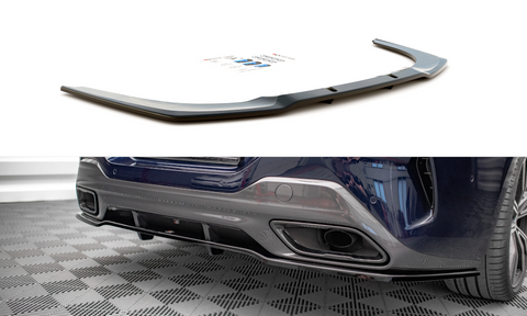 Maxton Design - Central Rear Splitter (with vertical bars) BMW Series 8 Gran Coupe M-Pack G16 Rear Diffuser Maxton Design royalty-bespoke.myshopify.com