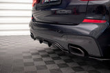 Maxton Design - Central Rear Splitter (with Vertical Bars) BMW X3 M40i/M40D G01