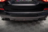 Maxton Design - Central Rear Splitter (with Vertical Bars) BMW X3 M40i/M40D G01 Rear Diffuser Maxton Design royalty-bespoke.myshopify.com