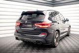 Maxton Design - Central Rear Splitter (with Vertical Bars) BMW X3 M40i/M40D G01 Rear Diffuser Maxton Design royalty-bespoke.myshopify.com