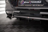 Maxton Design - Central Rear Splitter (with Vertical Bars) BMW X6 M F96 Rear Diffuser Maxton Design royalty-bespoke.myshopify.com