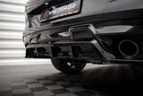 Maxton Design - Central Rear Splitter (with Vertical Bars) BMW X6 M F96 Rear Diffuser Maxton Design royalty-bespoke.myshopify.com
