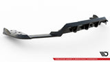 Maxton Design - Central Rear Splitter (with Vertical Bars) BMW X6 M F96 Rear Diffuser Maxton Design royalty-bespoke.myshopify.com