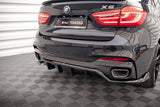 Maxton Design - Central Rear Splitter (with Vertical Bars) BMW X6 M-Pack F16