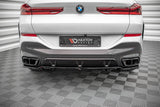 Maxton Design - Central Rear Splitter V1 BMW X6 M-Pack G06 Rear Diffuser Maxton Design royalty-bespoke.myshopify.com