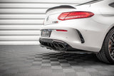 Maxton Design - Central Rear Splitter (with vertical bars) Mercedes Benz C63 AMG Coupe C205 (Facelift) Rear Diffuser Maxton Design royalty-bespoke.myshopify.com