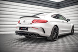 Maxton Design - Central Rear Splitter (with vertical bars) Mercedes Benz C63 AMG Coupe C205 (Facelift) Rear Diffuser Maxton Design royalty-bespoke.myshopify.com