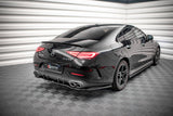 Maxton Design - Central Rear Splitter (with vertical bars) Mercedes Benz CLS 53 AMG C257 Rear Diffuser Maxton Design royalty-bespoke.myshopify.com