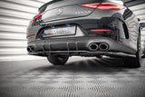 Maxton Design - Central Rear Splitter (with vertical bars) Mercedes Benz CLS 53 AMG C257 Rear Diffuser Maxton Design royalty-bespoke.myshopify.com