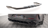 Maxton Design - Central Rear Splitter (with Vertical Bars) Mercedes Benz AMG GT 63S 4-Door Coupe Aero Rear Diffuser Maxton Design royalty-bespoke.myshopify.com