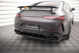 Maxton Design - Central Rear Splitter (with Vertical Bars) Mercedes Benz AMG GT 63S 4-Door Coupe Aero Rear Diffuser Maxton Design royalty-bespoke.myshopify.com