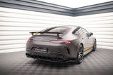 Maxton Design - Central Rear Splitter (with Vertical Bars) Mercedes Benz AMG GT 63S 4-Door Coupe Aero Rear Diffuser Maxton Design royalty-bespoke.myshopify.com