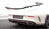Maxton Design - Central Rear Splitter (with Vertical Bars) Mercedes Benz C-Class Coupe AMG-Line C205 (Facelift) Rear Diffuser Maxton Design royalty-bespoke.myshopify.com