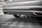 Maxton Design - Central Rear Splitter (with vertical bars) Mercedes Benz E-Class AMG-Line Sedan W212 (Facelift)