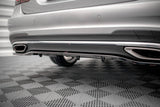 Maxton Design - Central Rear Splitter (with vertical bars) Mercedes Benz E-Class AMG-Line Sedan W212 (Facelift) Rear Diffuser Maxton Design royalty-bespoke.myshopify.com