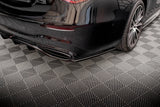 Maxton Design - Central Rear Splitter (with Vertical Bars) Mercedes Benz S-Class AMG-Line W223