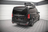 Maxton Design - Central Rear Splitter (with Vertical Bars) Mercedes Benz V-Class AMG-Line W447 Facelift Rear Diffuser Maxton Design royalty-bespoke.myshopify.com