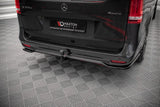 Maxton Design - Central Rear Splitter (with Vertical Bars) Mercedes Benz V-Class AMG-Line W447 Facelift Rear Diffuser Maxton Design royalty-bespoke.myshopify.com