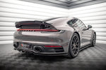 Maxton Design - Central Rear Splitter (With Vertical Bars) Porsche 911 Carrera / S / 4/ 4S 992 (without Sport Design package)
