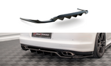 Maxton Design - Central Rear Splitter (with Vertical Bars) Porsche Panamera Turbo 970 Rear Diffuser Maxton Design royalty-bespoke.myshopify.com
