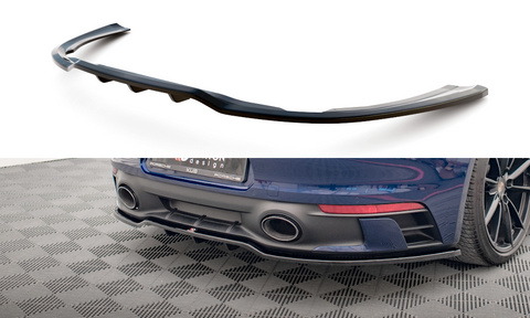 Maxton Design - Central Rear Splitter (with Vertical Bars) V.1 Porsche 911 Carrera Aero / Carrera GTS 992