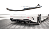 Maxton Design - Central Rear Splitter (With Vertical Bars) V.2 Mercedes Benz A35 AMG V177 Sedan Rear Diffuser Maxton Design royalty-bespoke.myshopify.com