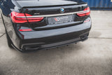 Maxton Design - Central Rear Splitter (with vertical bars) BMW Series 7 G11 M-Pack Rear Diffuser Maxton Design royalty-bespoke.myshopify.com