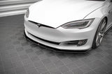 Maxton Design - Front Splitter V.1 Tesla Model S (Facelift)