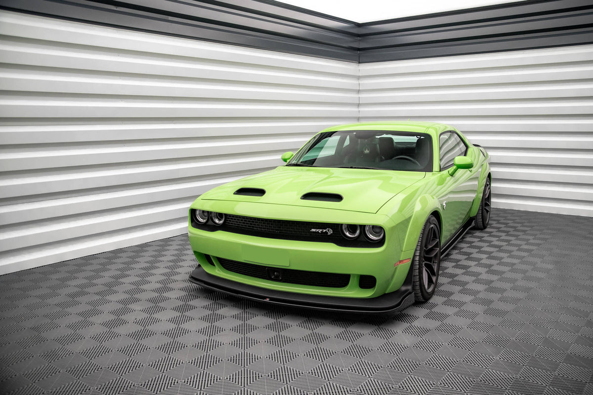 Maxton Design Front Splitter Dodge Challenger SRT Hellcat Wide Body