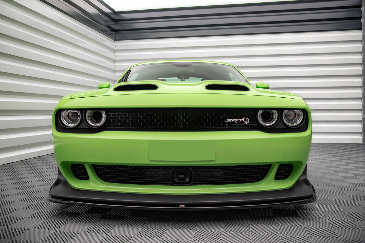 Maxton Design Front Splitter Dodge Challenger SRT Hellcat Wide Body
