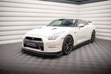 Maxton Design - Front Splitter + Flaps Nissan GTR R35 Facelift Front Spoiler Maxton Design royalty-bespoke.myshopify.com