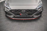 Maxton Design - Front Splitter + Flaps V.1 Hyundai I30N MK3 Facelift Hatchback / Fastback Front Spoiler Maxton Design royalty-bespoke.myshopify.com