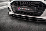 Maxton Design - Front Splitter V.1 Audi A4 S-Line / S4 B9 Facelift