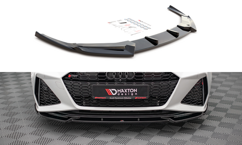 Maxton Design - Front Splitter V.1 Audi RS6 C8 / RS7 C8