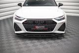 Maxton Design - Front Splitter V.1 Audi RS6 C8 / RS7 C8 Front Spoiler Maxton Design royalty-bespoke.myshopify.com