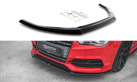 Maxton Design - Front Splitter V.1 Audi S3 8V / A3 S-Line 8V Sedan / Cabrio Front Spoiler Maxton Design royalty-bespoke.myshopify.com