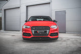 Maxton Design - Front Splitter V.1 Audi S3 8V / A3 S-Line 8V Sedan / Cabrio Front Spoiler Maxton Design royalty-bespoke.myshopify.com