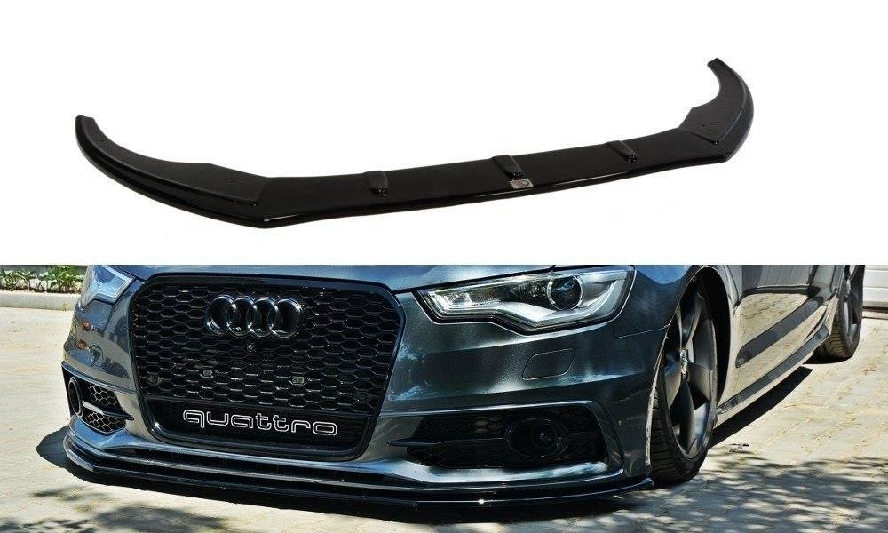 8Pcs Gloss Black ABS Body Kit – Front Bumper Lip Splitter, Side Skirt Trim, Rear Splitters For Audi A3 A4 A5 A6 S5 S6