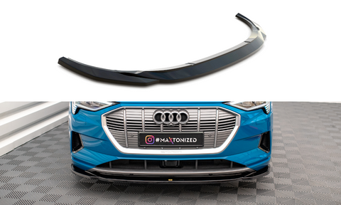 Maxton Design - Front Splitter V.1 Audi E-Tron Front Spoiler Maxton Design royalty-bespoke.myshopify.com