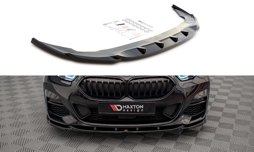 Maxton Design - Front Splitter V.1 BMW Series 2 Gran Coupe M-Pack ...