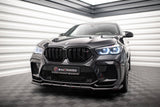 Maxton Design - Front Splitter V.1 BMW X6 M F96 Front Spoiler Maxton Design royalty-bespoke.myshopify.com