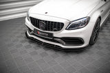 Maxton Design - Front Splitter V.1 Mercedes Benz C63 AMG Coupe C205 (Facelift) Front Spoiler Maxton Design royalty-bespoke.myshopify.com