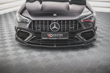 Maxton Design - Front Splitter V.1 Mercedes Benz CLA 45 AMG Aero C118 Front Spoiler Maxton Design royalty-bespoke.myshopify.com