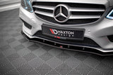 Maxton Design - Front Splitter V.1 Mercedes Benz E-Class AMG-Line Sedan W212 (Facelift)