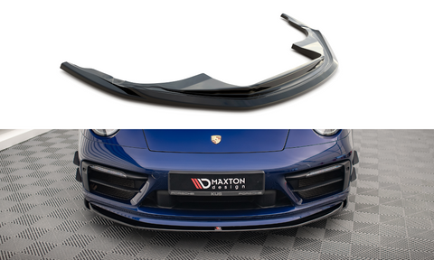 Maxton Design - Front Splitter V.1 Porsche 911 Carrera with Sport Design package / Carrera GTS 992 Front Spoiler Maxton Design royalty-bespoke.myshopify.com