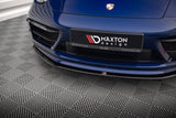 Maxton Design - Front Splitter V.1 Porsche 911 Carrera with Sport Design package / Carrera GTS 992 Front Spoiler Maxton Design royalty-bespoke.myshopify.com