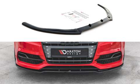 Maxton Design - Front Splitter V.2 Audi S3 / A3 S-Line 8V Sedan / Cabrio