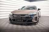 Maxton Design - Front Splitter V.2 Audi E-Tron GT / RS GT MK1 Front Spoiler Maxton Design royalty-bespoke.myshopify.com