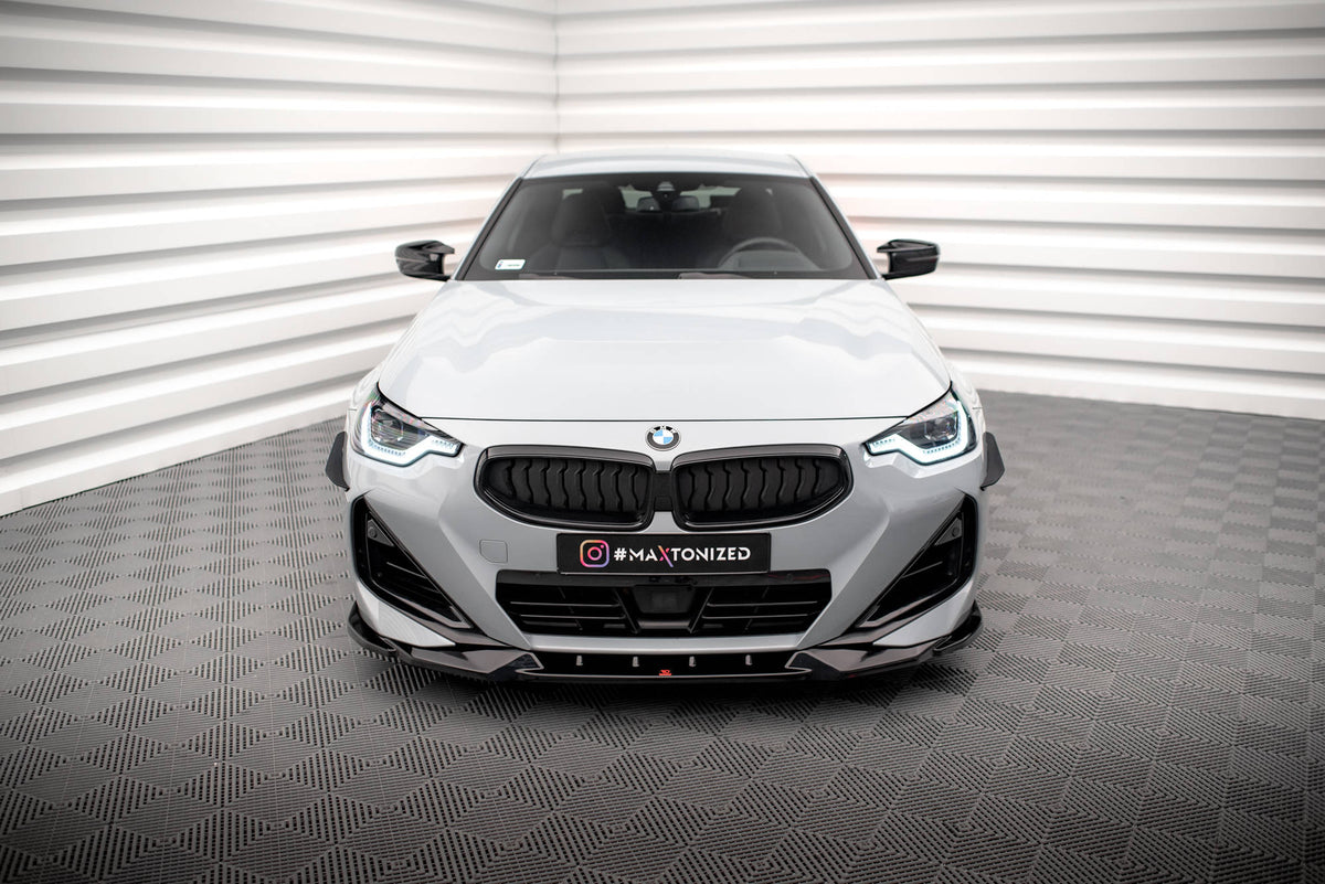 Maxton Design - Front Splitter V.2 BMW Series 2 Coupe M-Pack / M240i ...