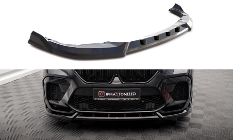 Maxton Design - Front Splitter V.2 BMW X6 M F96 Front Spoiler Maxton Design royalty-bespoke.myshopify.com